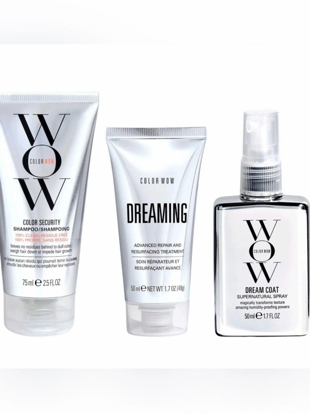 COLOR WOW Anti-Frizz Dream Team Kit — 3 piece bundle BNIB!